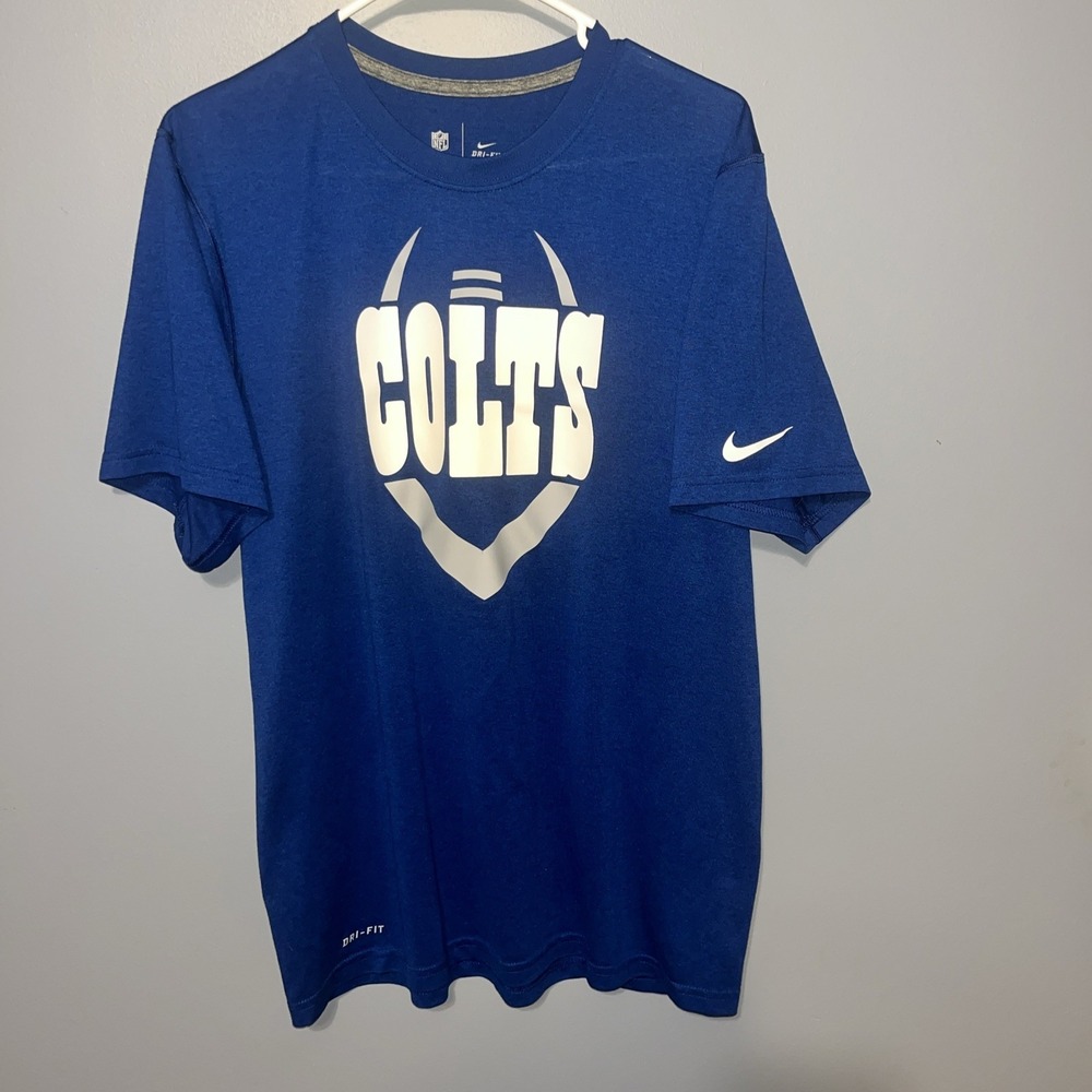Indianapolis Colts Nike NFL Team Apparel Dri-Fit Short Sleeve Shirt Men's M